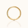 Classic Clicker 10mm Titanium PVD Gold Hinged Nap Hoop Earring