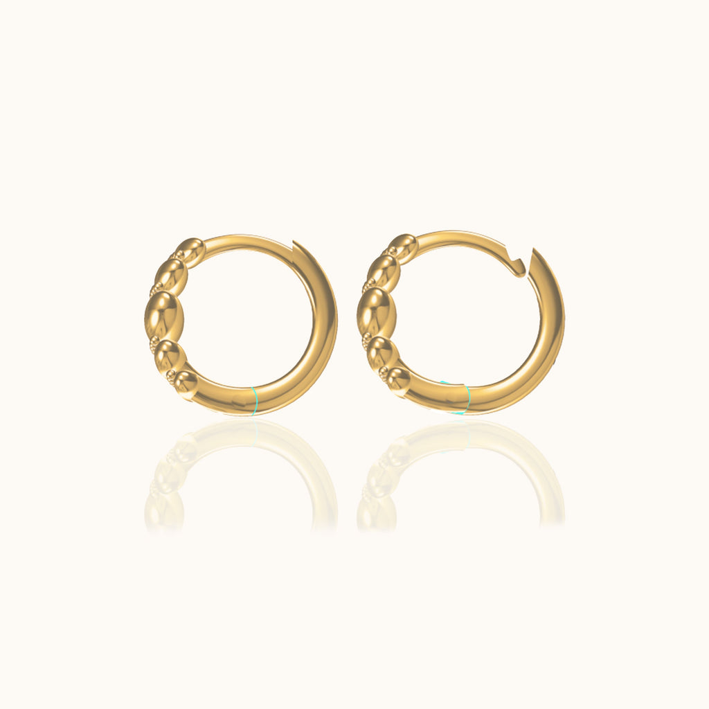 Croissant Hoop Earrings