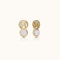DOVIANA Extra Secure DV Logo Earring Lifter Backs for Heavy or Droopy Earrings with Comfortable Silicone Posts