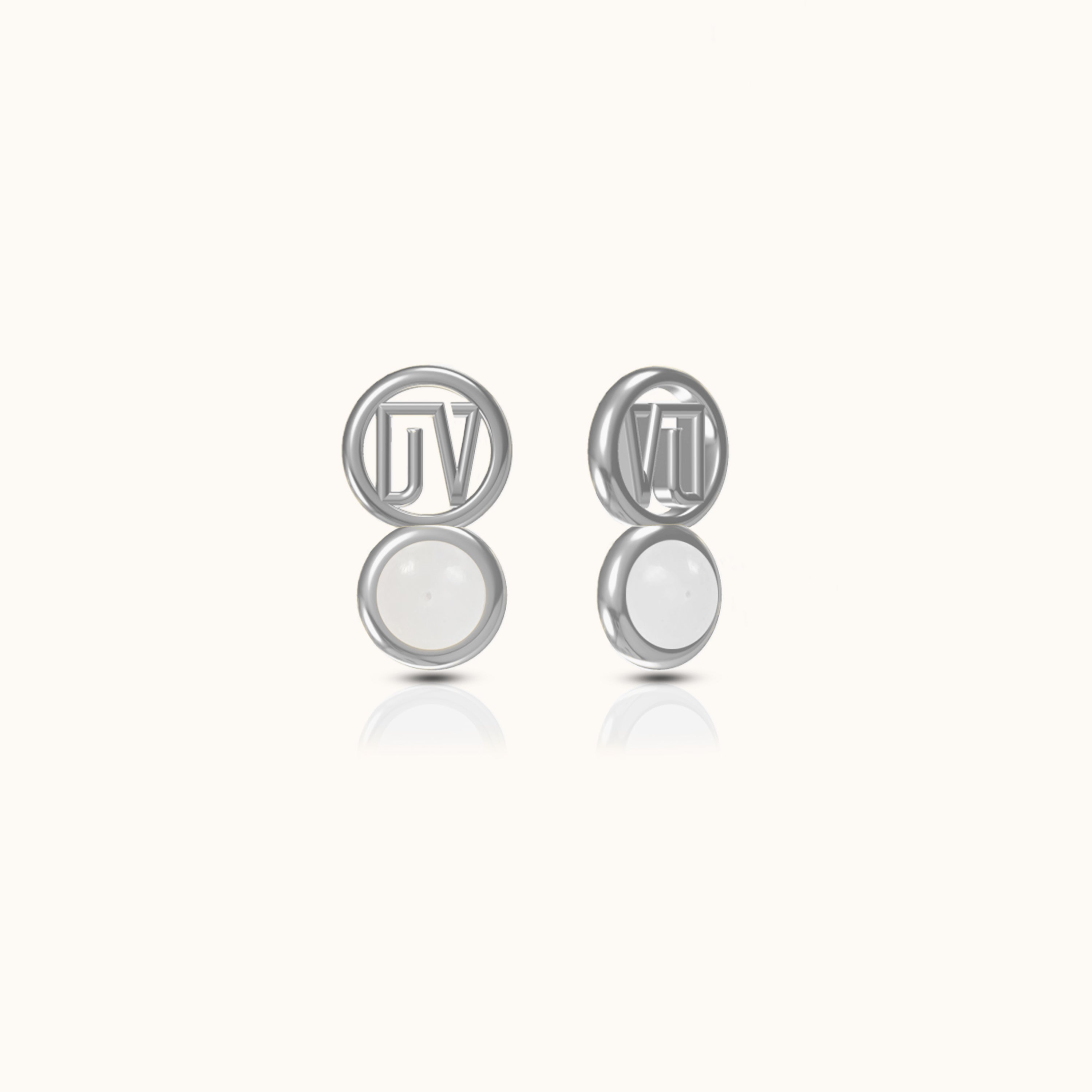DOVIANA Extra Secure DV Logo Earring Lifter Backs for Heavy or Droopy Earrings with Comfortable Silicone Posts