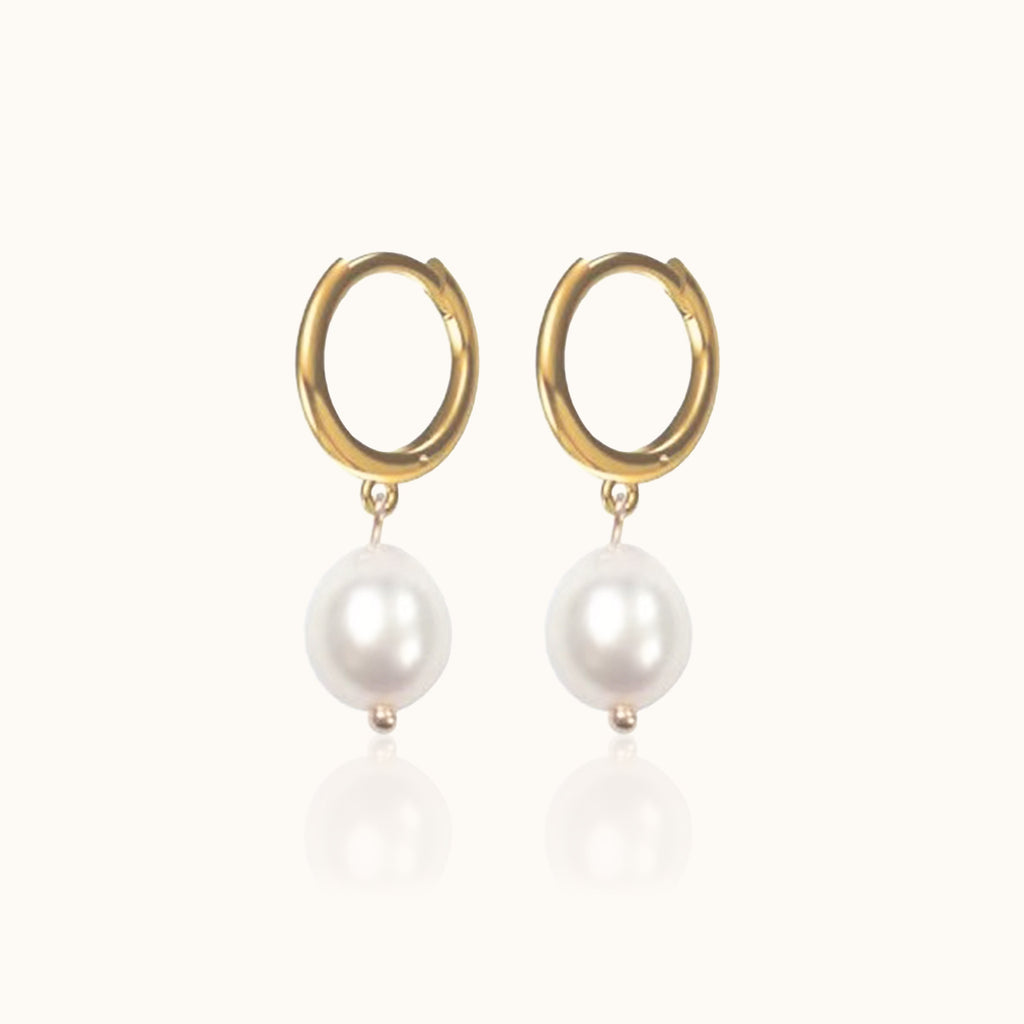 Freshwater Natural Pearl Dangle Earrings