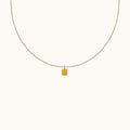 Square Tag Necklace