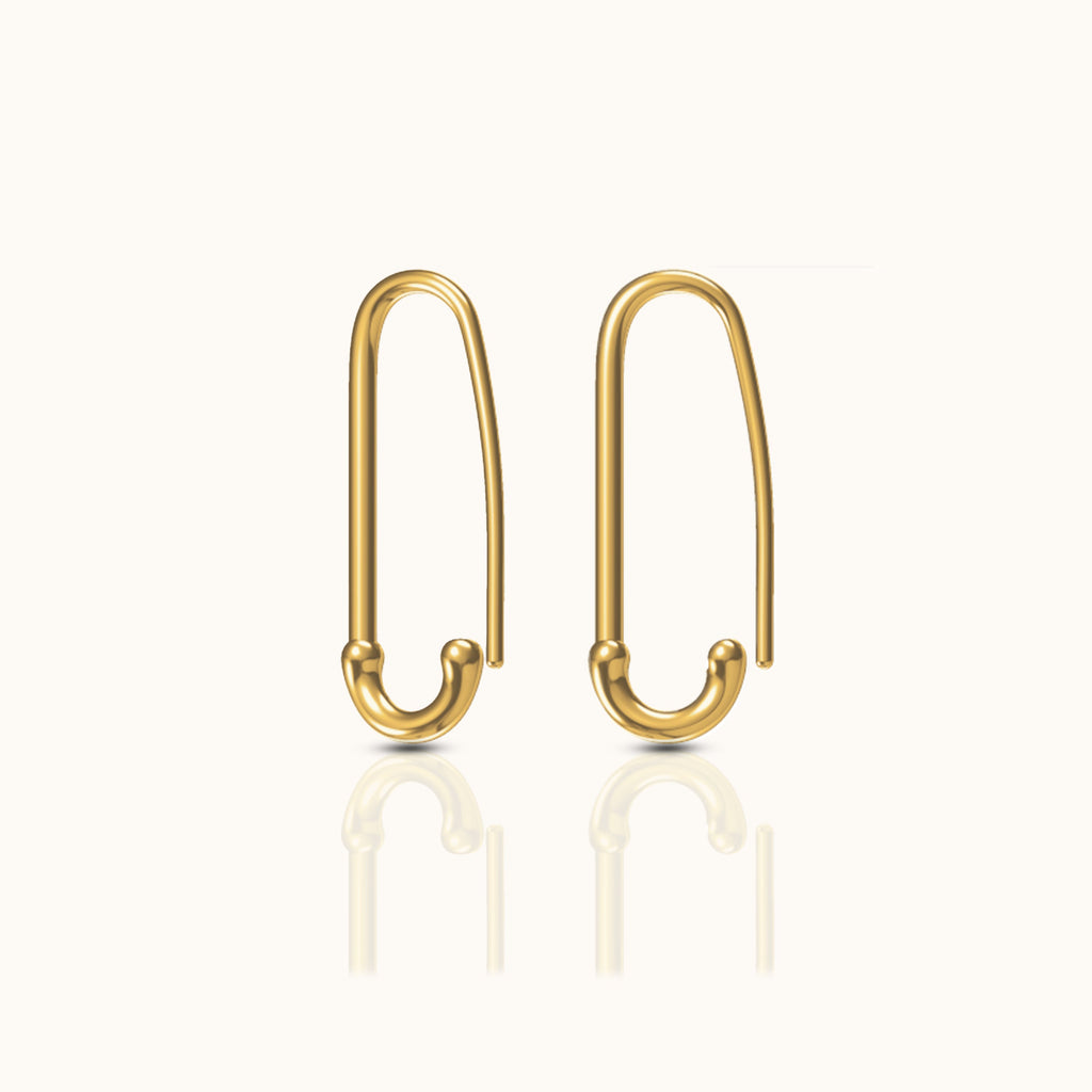 Safety Pin Earrings