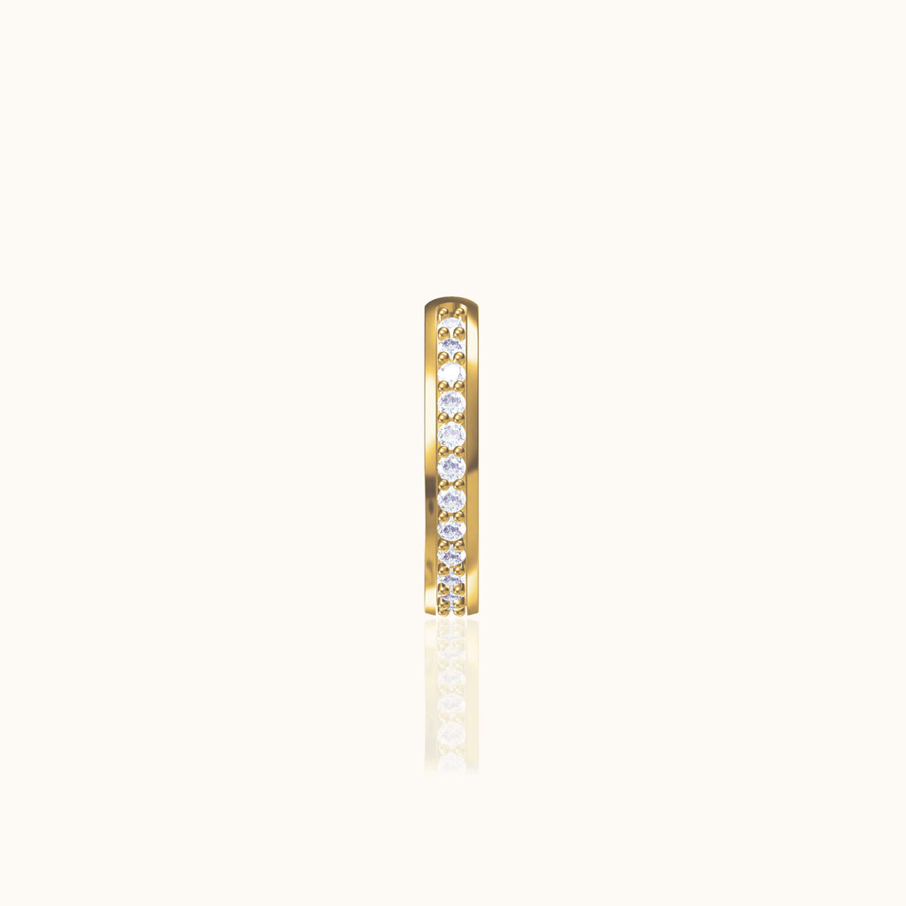 Single CZ Ear Cuff