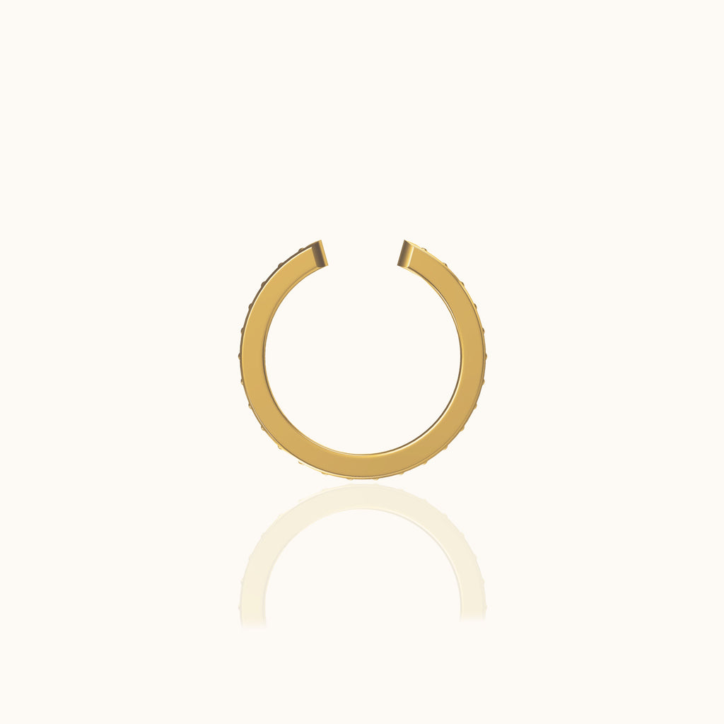 Single CZ Ear Cuff