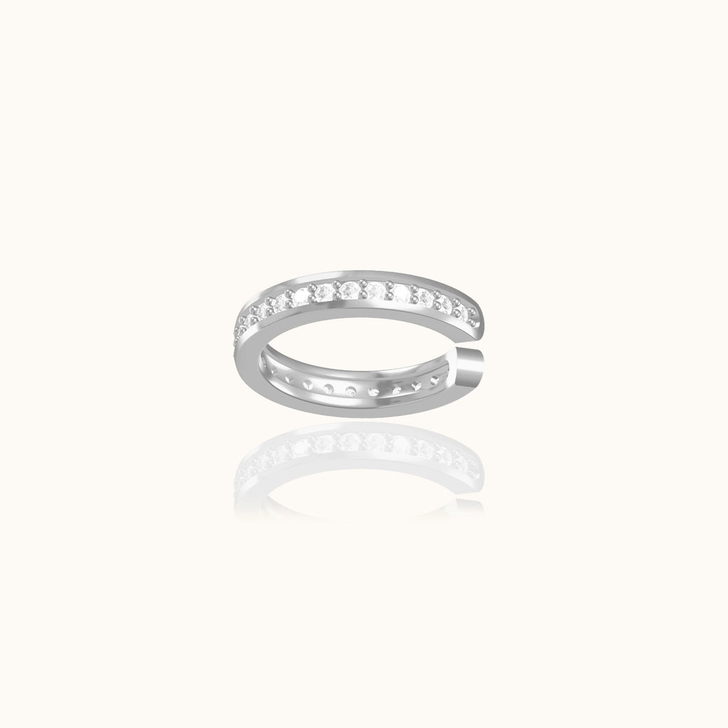 Single CZ Ear Cuff