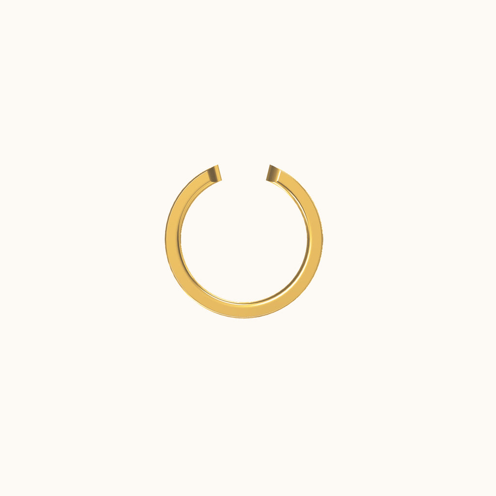 Single Double Layer Ear Cuff