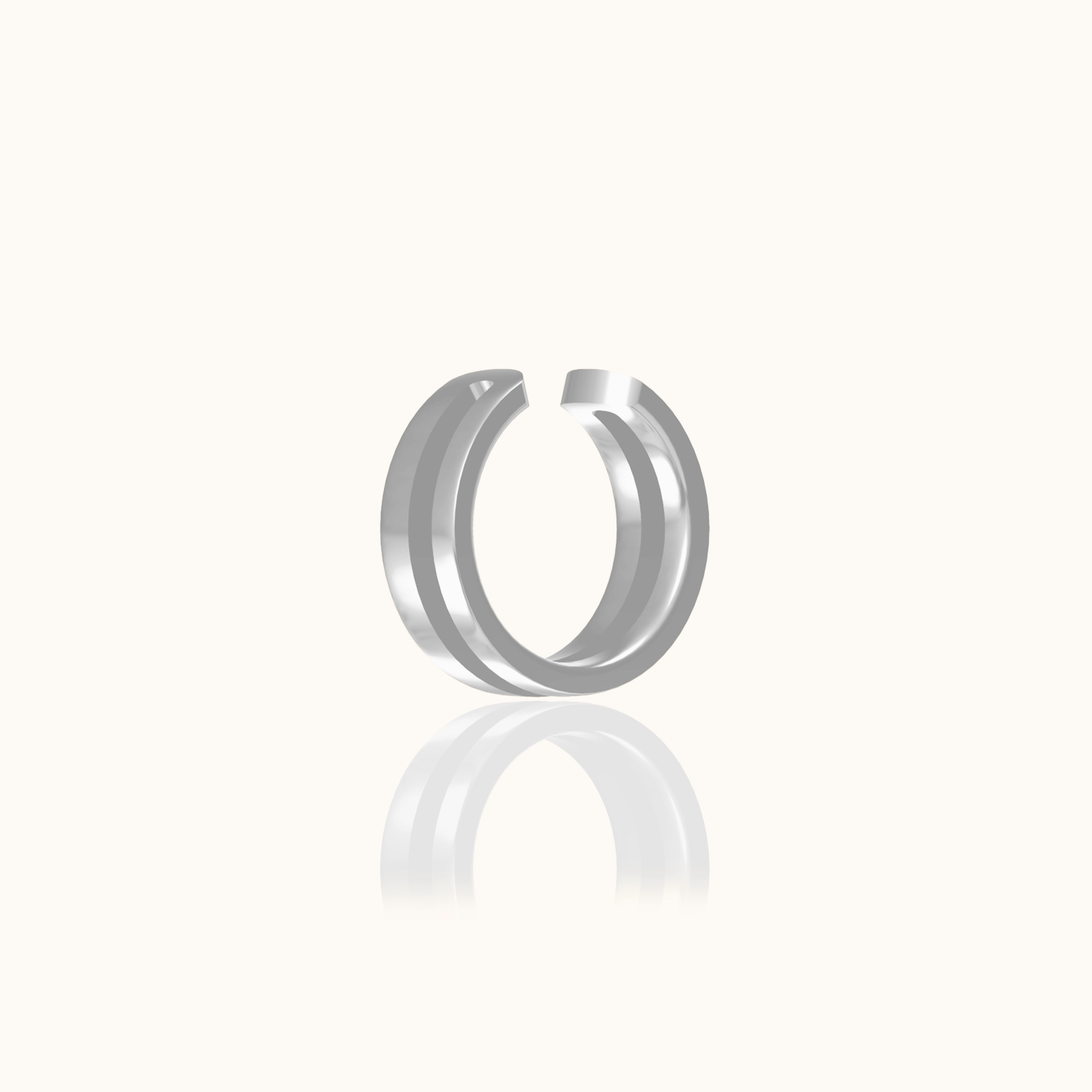Single Double Layer Ear Cuff