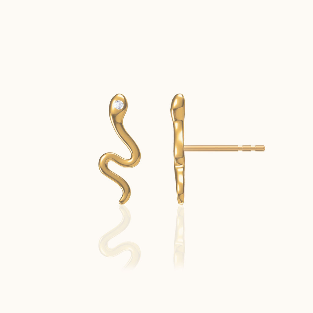 Snake Stud Earrings