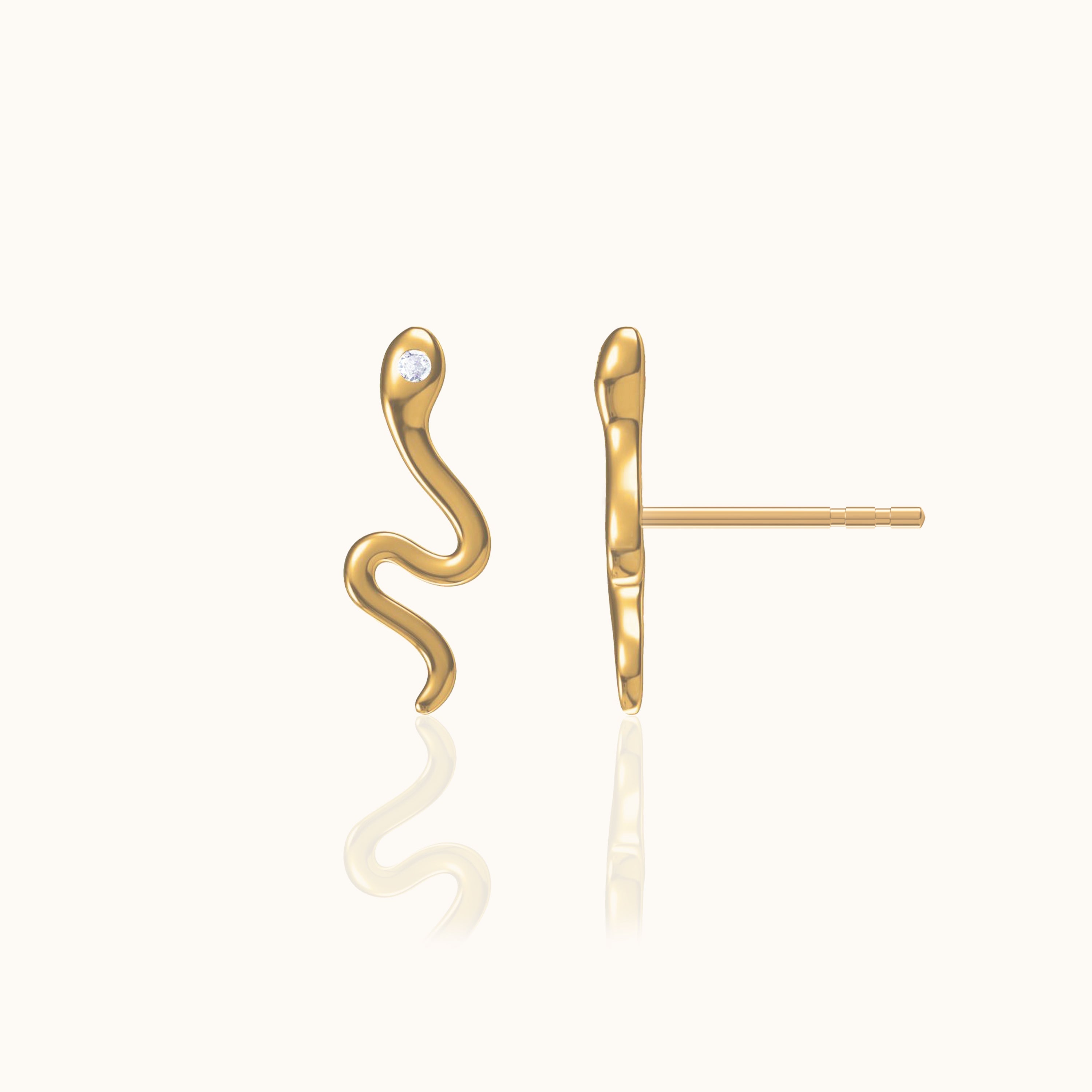Snake Stud Earrings